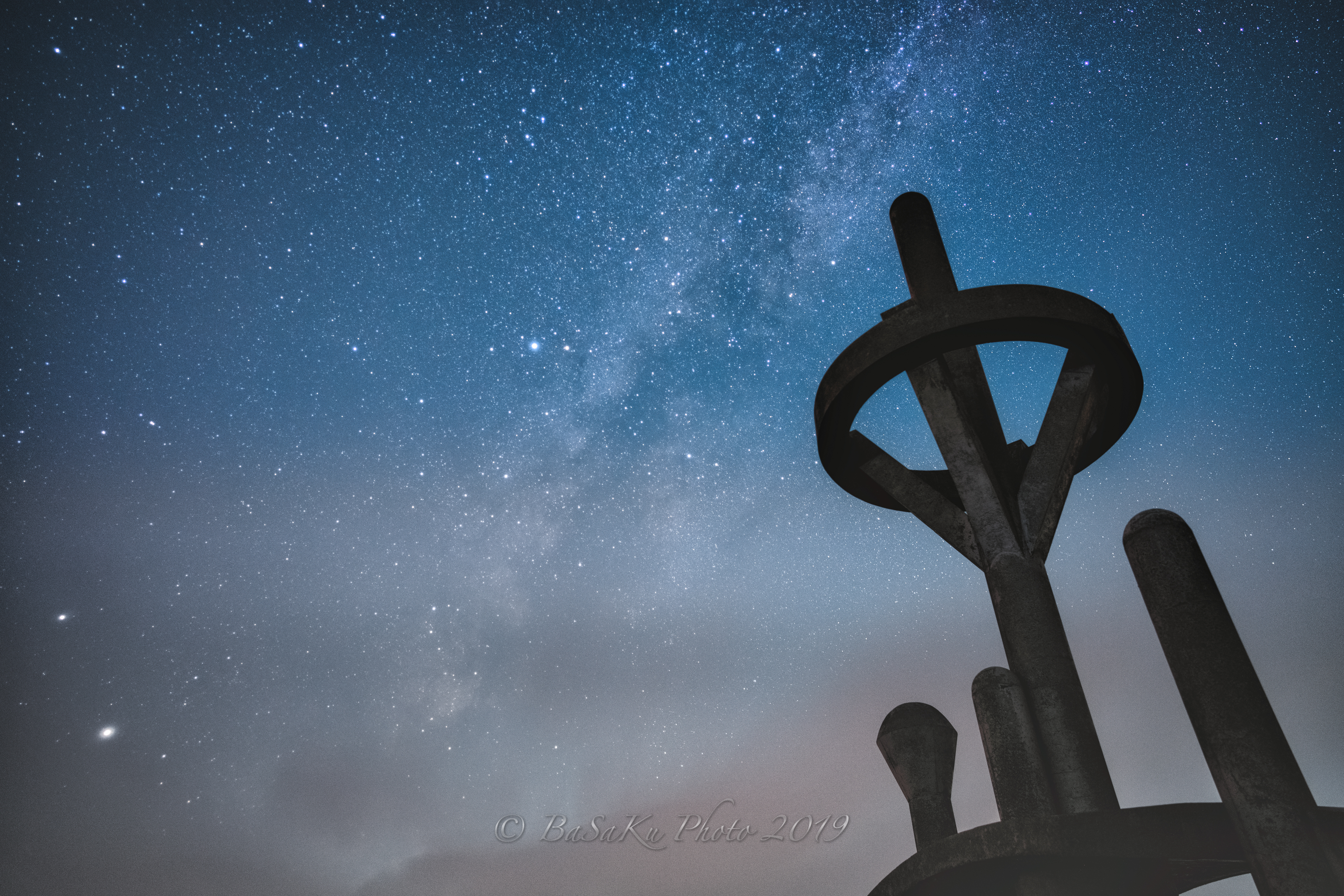 輝北うわば公園で見る星空