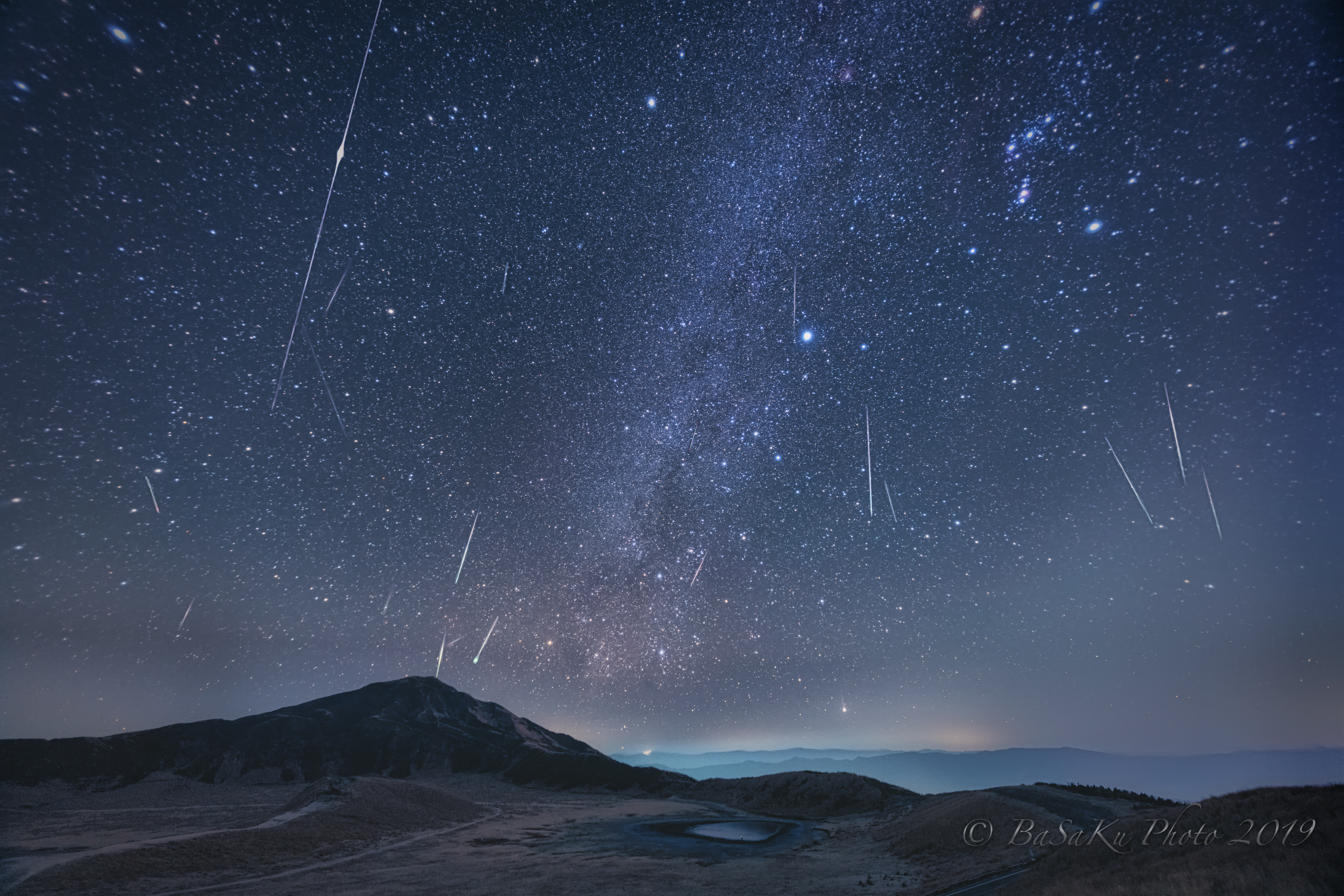2021年三大流星群の状況